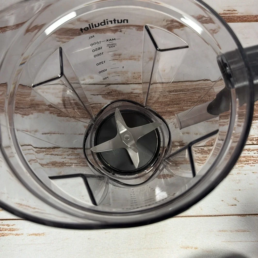 NutriBullet Blender Pitcher 64oz 8 Cup Replacement Lid Blade Used